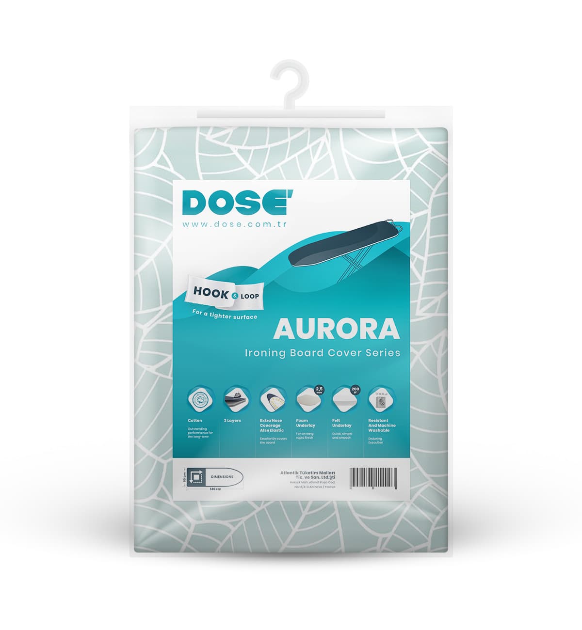 AURORA SERIES IRONING BOARD COVER - DOSE by Atlantik Tüketim Malları Tic. ve San. Ltd. Şti.