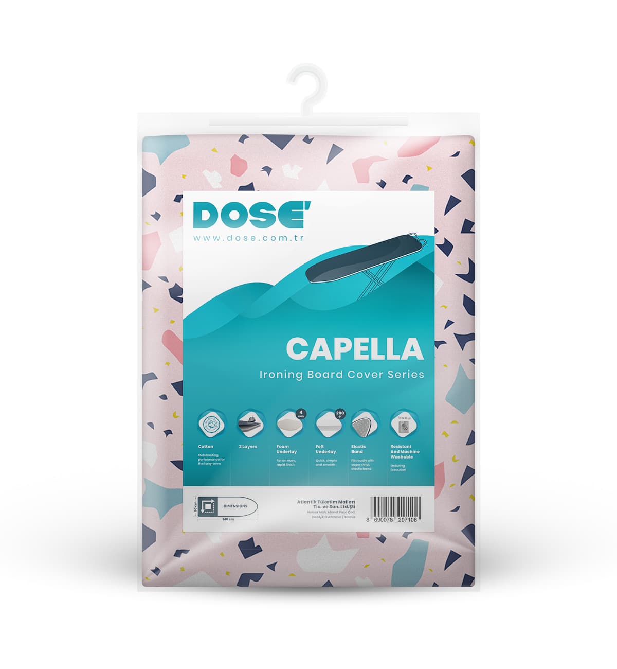 CAPELLA SERİSİ ÜTÜ MASASI KILIFI