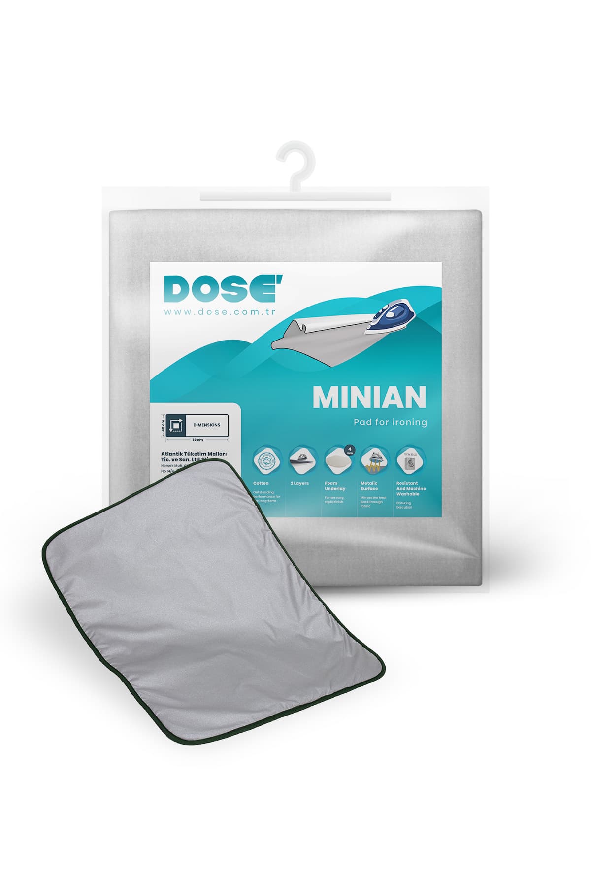 MINIAN SERIES PAD FOR IRONING - DOSE by Atlantik Tüketim Malları Tic. ve San. Ltd. Şti.
