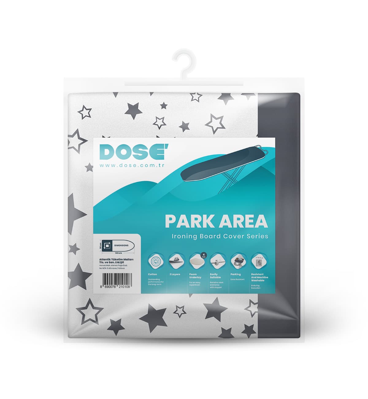 PARK AREA SERİSİ ÜTÜ MASASI KILIFI