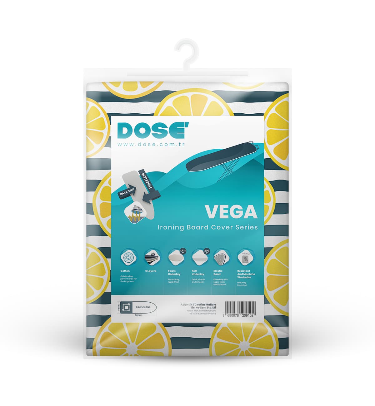 VEGA SERİSİ ÜTÜ MASASI KILIFI